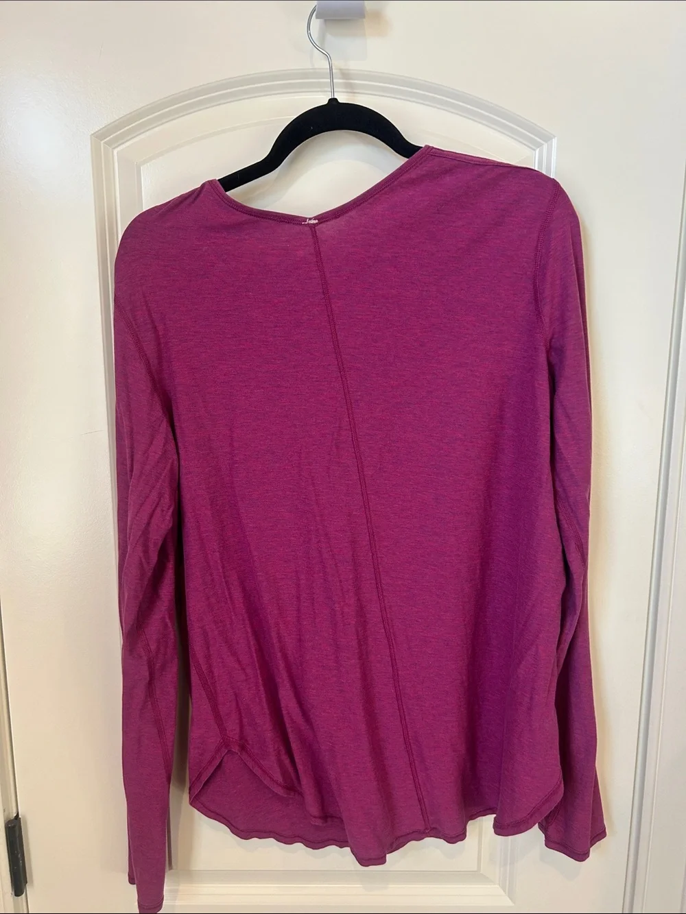 Lululemon Women’s Long Sleeve Scoop Neck Top - Magenta